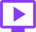 play icon purple